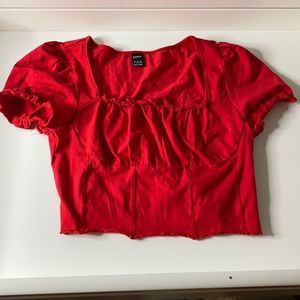 Cute Red Crop Top Women’s L/G